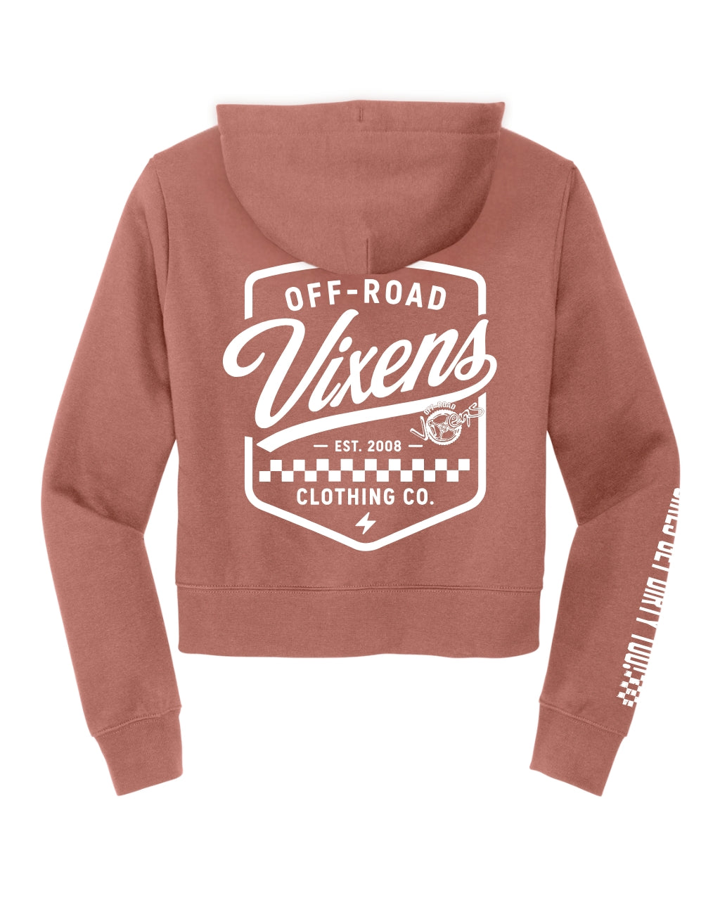 Desert Ladies Cropped Zip Hoodie