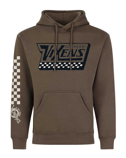 Off the Wall Heavy Weight Hoodie - Brown