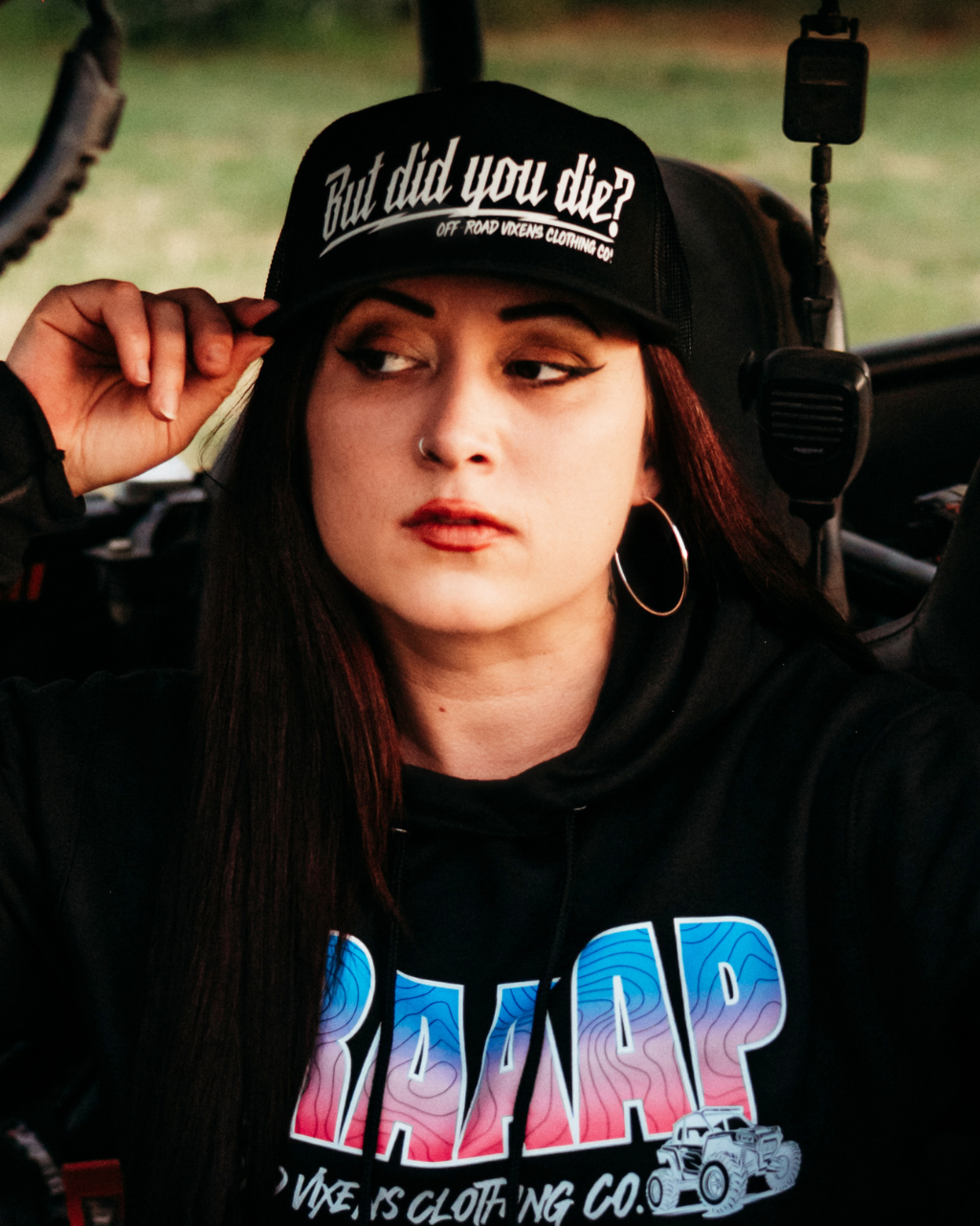 But did you die? Trucker Hat - Black/White