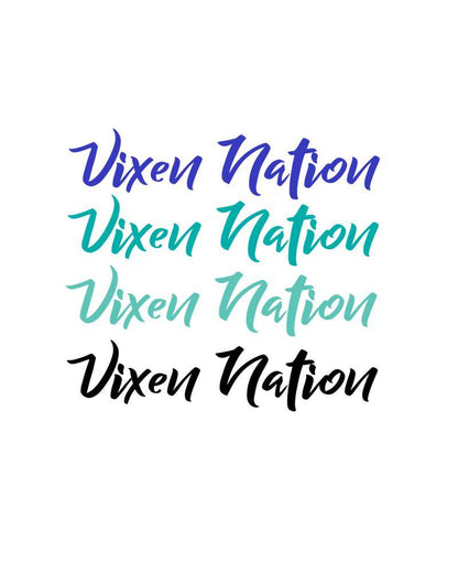 Vixen Nation Decal