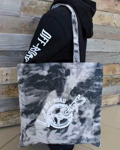 Vixen Outdoor Tie Dye Canvas Tote - Smoke